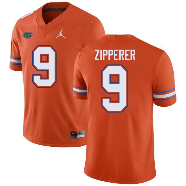 Jordan Brand Men #9 Keon Zipperer Florida Gators College Football Jerseys Orange